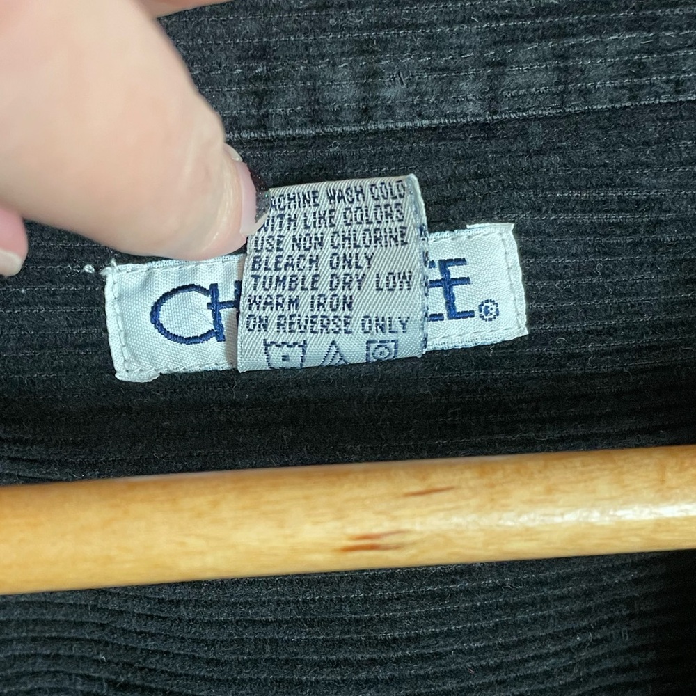Vintage Cherokee Black Corduroy Shirt - Picture 6 of 9